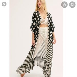 Free People Kenna Ruffle Kimono